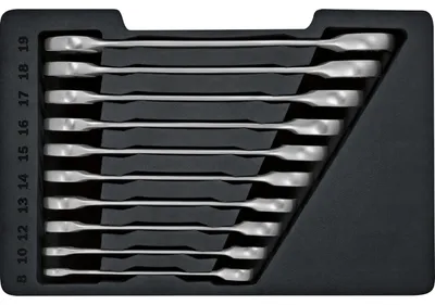 Image de Bosch Clés mixtes PRO SpannerSET satin, 10 pces 1600A02AU0