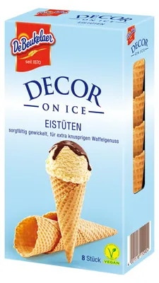 Produktbild von DeBeukelaer Decor on Ice Eistüten 8er