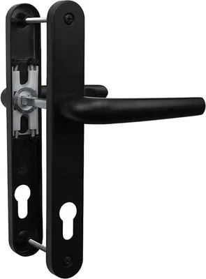 Productafbeelding van Famanu deurkruk - 245 mm, zilverkleurig, met veiligheidsmechanisme