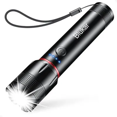 Image de Lampe de poche LED étanche de 2 000 lumens, format mini, avec fonction zoom et 5 modes