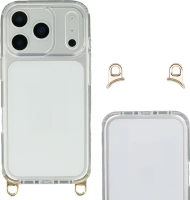 Zdjęcie produktu dla Selencia Tylna obudowa z odpinanymi haczykami do Apple iPhone 17 Pro Max – przezroczysta