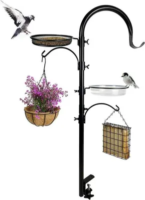 Obrázek produktu pro Krmítko pro ptáky s koupelkou a háčkem na balkon