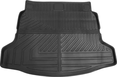 Produktbild von Cargo Liner Kofferraummatte Heckkofferraum Gepäck Kofferraumwanne Matte für Honda Civic Hatchback/EX/EX-L/LX 5 Sitz 2022-2024 TPE Schwarz Unregelmäßige Streifenform