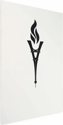 Produktbild von Posterpapier Poster - Torch Shaped Like the Eiffel Tower 29.7x42 cm Abstrakt i-A-10038-ao-a