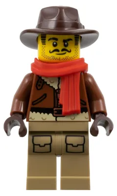 Immagine prodotto di LEGO Minifigura: Esploratore dell'Artico - Uomo, con cappello e cappotto marrone rossiccio (cty1896)