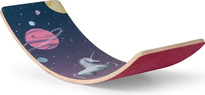 Obrázok produktu pre BoarderKING Balance Board Set - drevená balančná doska s valčekom a podložkou