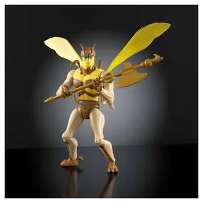 Produktbild von Masters of the Universe Origins 200X Buzz-Off aus der Cartoon-Kollektion, ca. 14 cm große Actionfigur, MOTU-Spielzeug, 6 Jahr(e), Mehrfarbig, Kunststoff