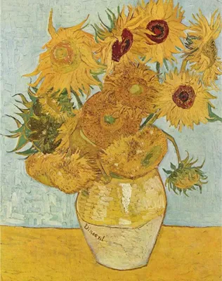Produktbild von Malen nach Zahlen mit Rahmen Gemälde-Sonnenblumen Gogh 40x50 cm