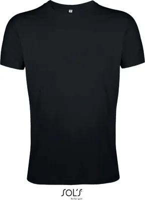 Produktbild von SOLs 00553 | Regent Fit Herren T-Shirt - Farbe: Deep Black - Größe: XL