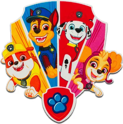 Produktbild von Mono-Quick Paw Patrol Team - Aufnäher, Bügelbild, Aufbügler, Applikationen, Patches, Flicken, zum aufbügeln, Größe: 7,2 x 7,2 cm