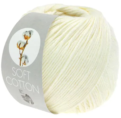 Produktbild von Lana Grossa - Soft Baumwolle 0002 ecru