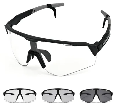 Produktbild von Photochrome Fahrradbrille mit UV400-Schutz für Outdoor-Sportarten