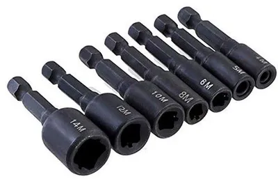 Produktbild von M4-M14-Tapadapter, Hexagonal, Vierkant, für Elektrobohrmaschinen