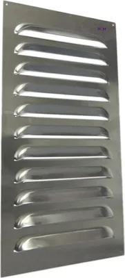 Produktbild von Lüftungsgitter LG 2550 GLA Lamellengitter Alu F1 250 x 500mm Zuluft Abluftgitter