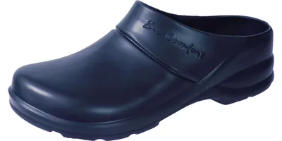 Image de Ladeheid femmes et hommes sabots légers Eva sabots de jardin chaussures de jardin LA-858 (bleu foncé, 36)