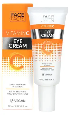 Zdjęcie produktu dla FACE FACTS krem pod oczy z witaminą C 25 ml - nawilżający krem pod oczy