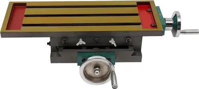 Produktbild von Frästisch - XY Kreuztisch für Bohrmaschine und Fräsmaschine - Koordinatentisch - Verstellbarer Präzisions-Arbeitstisch 57x36x10 cm