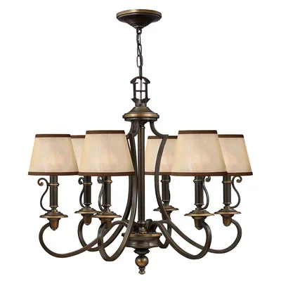 Produktbild von Elstead Plymouth Kronleuchter E14 6-fach Ältere Bronze