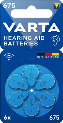 Produktbild von Hörgerätebatterie 675 / A675 / PR44 6er-Pack
