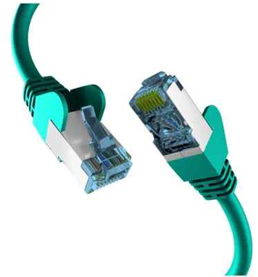 Produktbild von EFB RJ45 PATCHKABEL mit CAT7 ROHKABEL GRÜN 3m