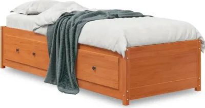 Obrázek produktu pro vidaXL Denní postel bez matrace vosk hnědá 75x190 cm borovicový masiv