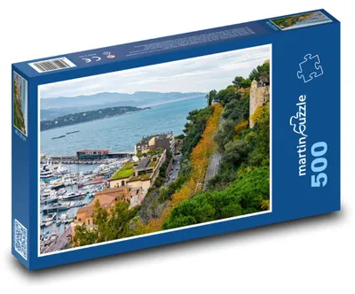 Zdjęcie produktu dla Puzzle 500 Widok na Port w Monako - martinpuzzle