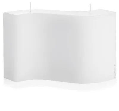 Produktbild von Formenkerze Welle mit 2 Dochten, 150 x 250 mm, Kerze zum selber gestalten, Wellen Kerzenform
