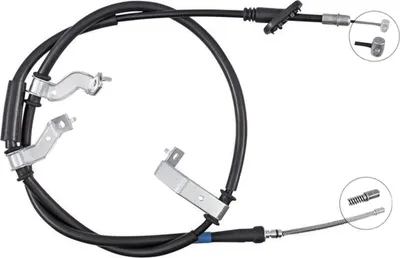 Produktbild von Seilzug Feststellbremse 1.870 mm Scheibenbremse A.B.S. für HYUNDAI TUCSON
