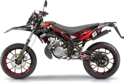 Immagine prodotto di Kit grafiche Stage6 rosso/nero per Derbi Xtreme 2011-2017