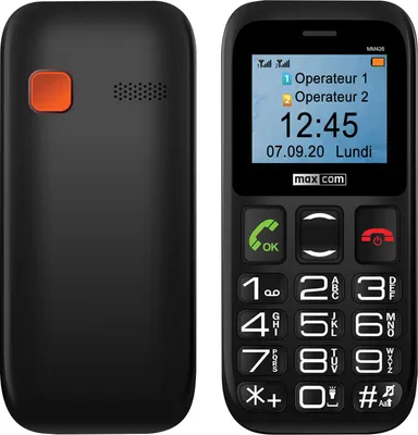 Produktbild von MaxCom MM426 Telefon für ältere Menschen Schwarz 2G Bildschirm 1.77" Freisprecheinrichtung 300 Kontakte