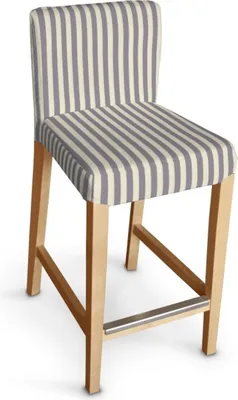 Produktbild von Dekoria Henriksdal Husse für Barhocker, marinenblau-ecru , Barhocker  Hendriksdal