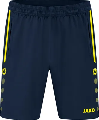 Obrázek produktu pro Jako Allround šortky pánské - Námořnická modrá / Neon yellow