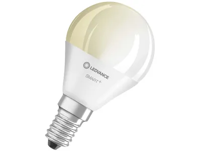 A single LED light bulb is shown against a white background.
