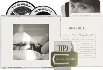 Produktbild von Taylor Swift - The Tortured Poets Department Collectors Edition Deluxe CD + Bonus Track "The Manuscript"