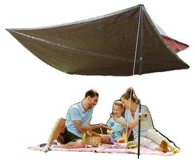 Obrázek produktu pro Venkovní plachta, voděodolný polyethylen, rozměry 609,6 x 914,4 cm, tloušťka 10 mil, odolná proti UV záření, zesílené očka
