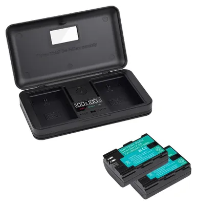 Obrázok produktu pre Kamera, batéria s kapacitou 2850 mAh, USB nabíjačka súčasťou balenia, 1 nabíjačka, 2 batérie
