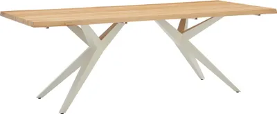 Produktbild von Musterring Dänemark Tisch Edelstahl/Teak gebürstet Natur/Ivory