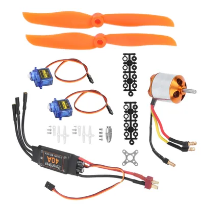 Obrázek produktu pro 2300KV střídavý motor,40A ESC,Micro Servo,6035 vrtule,díly RC letadla