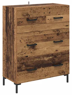 Obrázek produktu pro Servírovací skříň se zásuvkou Staré dřevo 69,5 x 34 x 90 cm