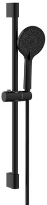 Produktbild von Duschset mit Schiebehalter,70cm, schwarz matt