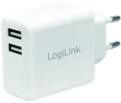 Produktbild von LogiLink PA0210W, Drinnen, AC, 5 V, 2,4 A, Weiß