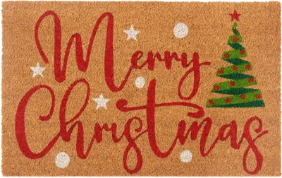 Produktbild von Hanse Home Mix Mats Fußmatte Kokos Merry Christmas Tree
