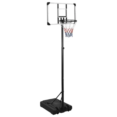 Immagine prodotto di vidaXL Cavalletto da basket trasparente 235-305 cm in policarbonato