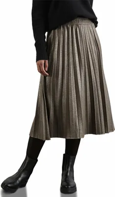 Produktbild von Street One Midi skirt Plissée coated mela 36