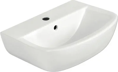 Produktbild von Waschtisch Rekia 60,9 x 44 cm weiß glänzend 1276735
