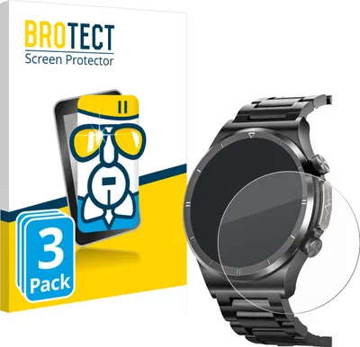 Produktbild von 3x BROTECT Schutzglas für Banlvs Smartwatch 1.39" Schutzfolie Panzer Folie Glas Display Schutz klar