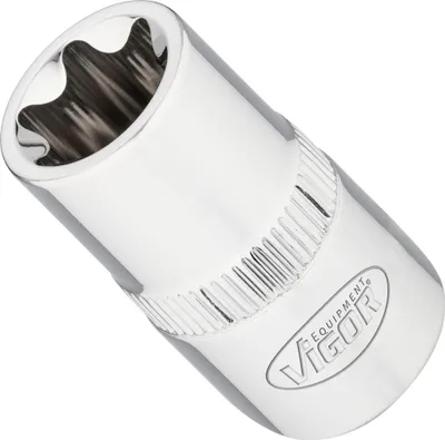 Produktbild von VIGOR Steckschlüsseleinsatz V2196N 1/2" E Profil SW E18