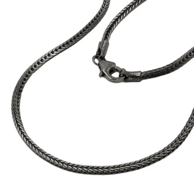 Produktbild von Kette 15mm Fuchsschwanzkette rhodiniert Silber 925 42cm silber 1,5mm