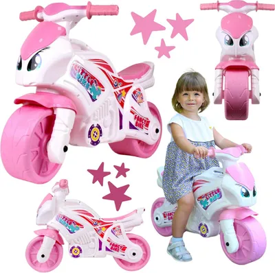 Zdjęcie produktu dla Motocykl Jeździk Rowerek Uroczy Design Duże Koła Rower Biegowy 6450