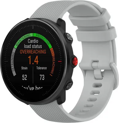 Produktbild von Strap-it Polar Vantage M Armband Silikon (Grau)